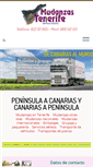 Mobile Screenshot of mudanzastenerife.es